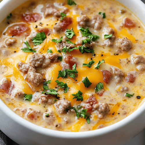 Cheeseburger Soup Recipe