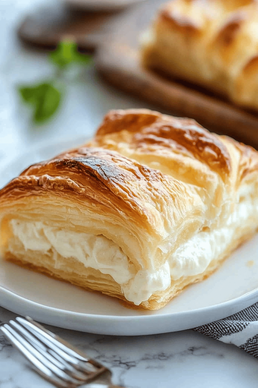 Cheesecake Crescent Rolls final dish beautifully presented and ready to serve