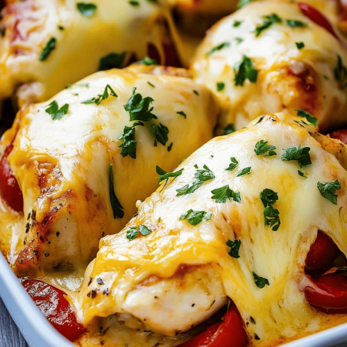 Cheesy Baked Chicken