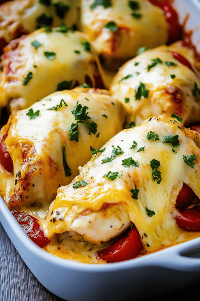 Cheesy Baked Chicken