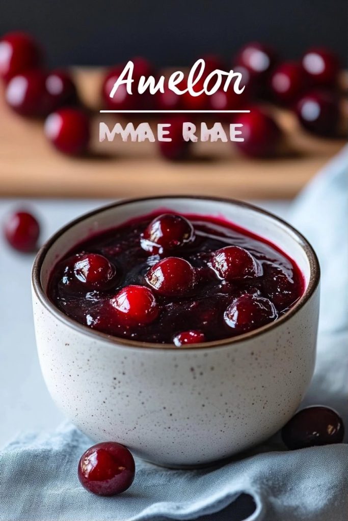 Cherry Amaretto Jam Recipe