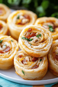 Chicken Bacon Ranch Pinwheels
