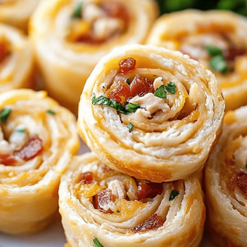 Chicken Bacon Ranch Pinwheels