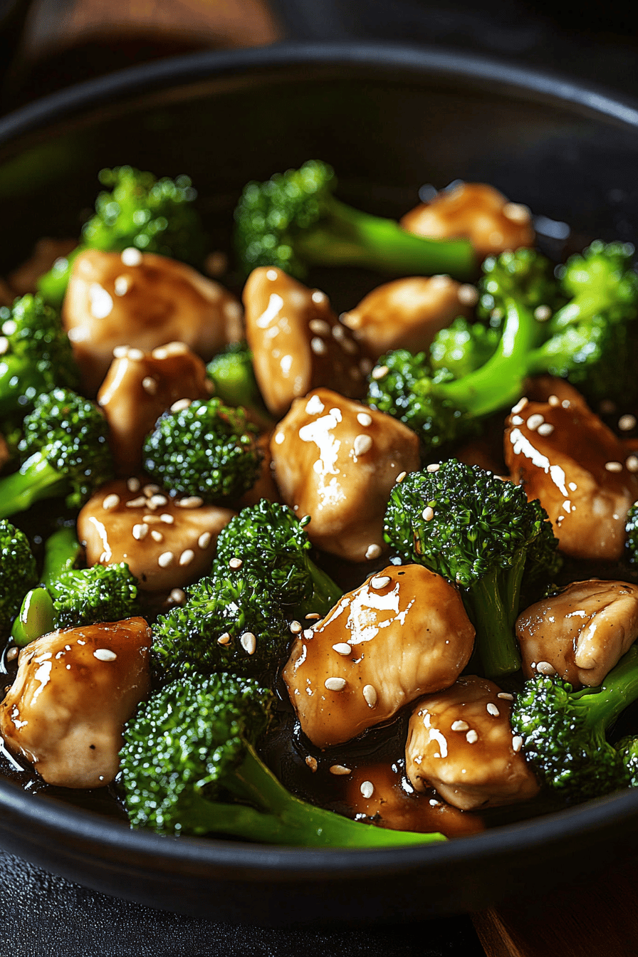 Chicken Broccoli Stir-Fry Tips final dish beautifully presented and ready to serve