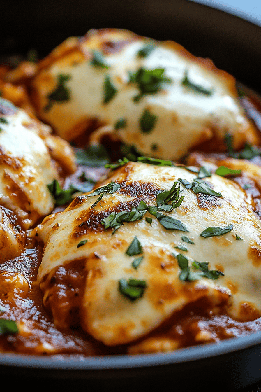 Chicken Mozzarella Skillet ingredients organized and measured on kitchen counter