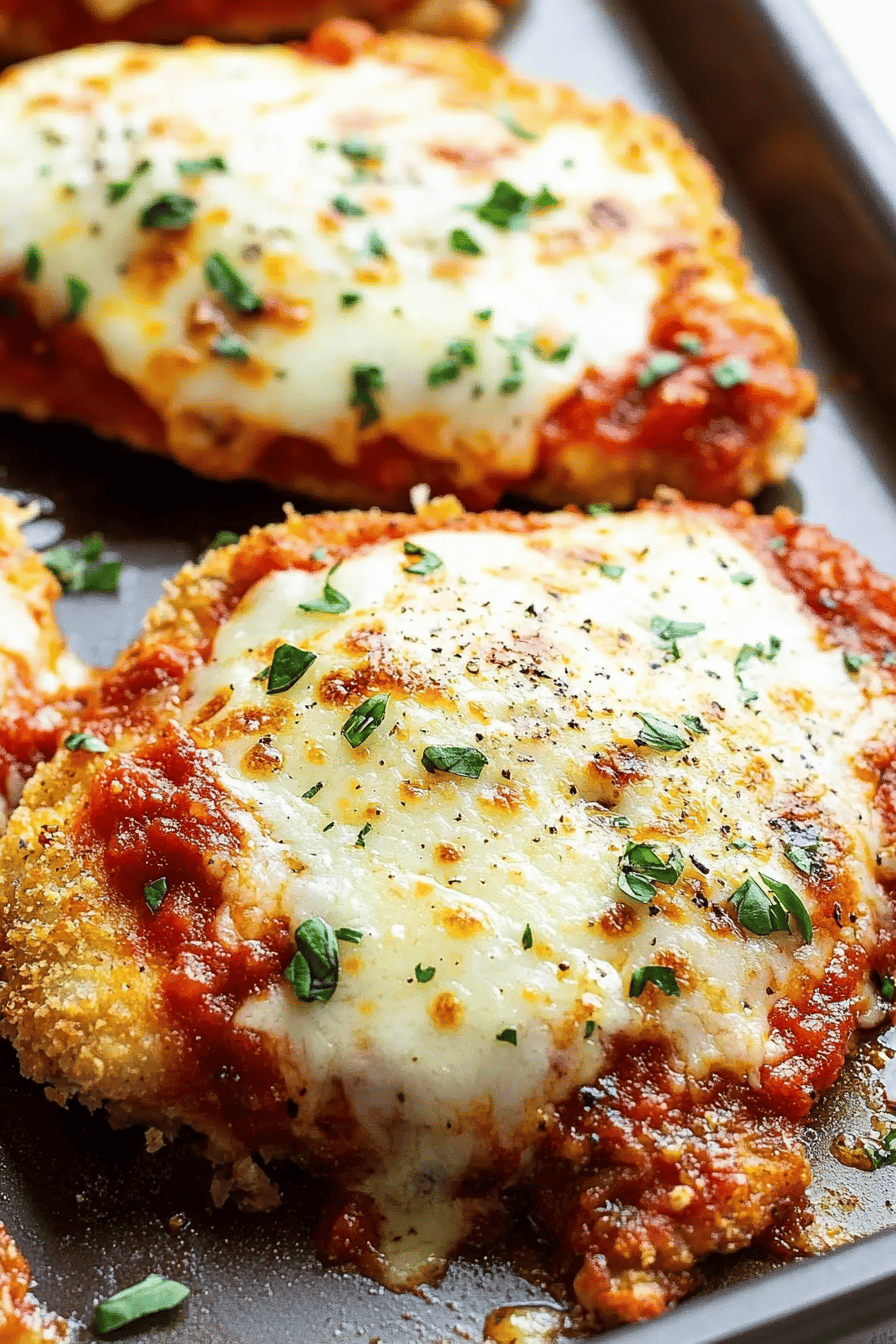 Chicken Parmesan Secrets final dish beautifully presented and ready to serve