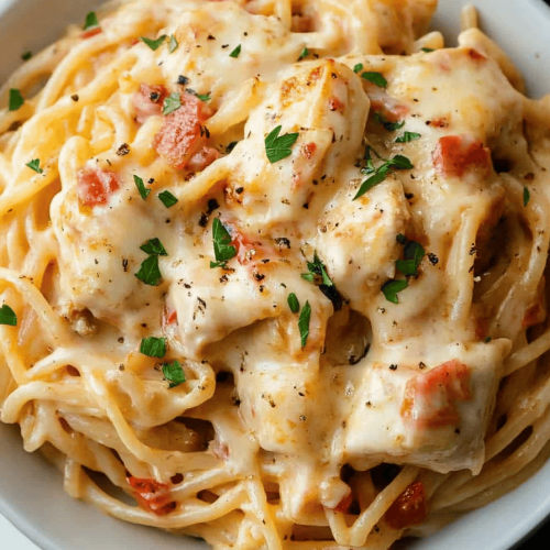 Chicken Spaghetti Tips