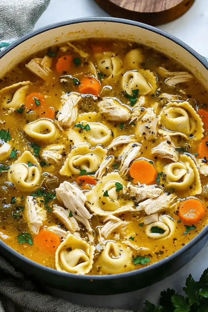 Chicken Tortellini Soup