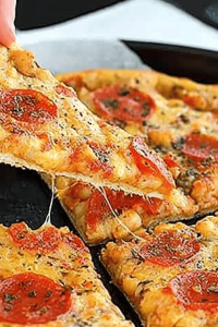 Chickpea Crust Pizza