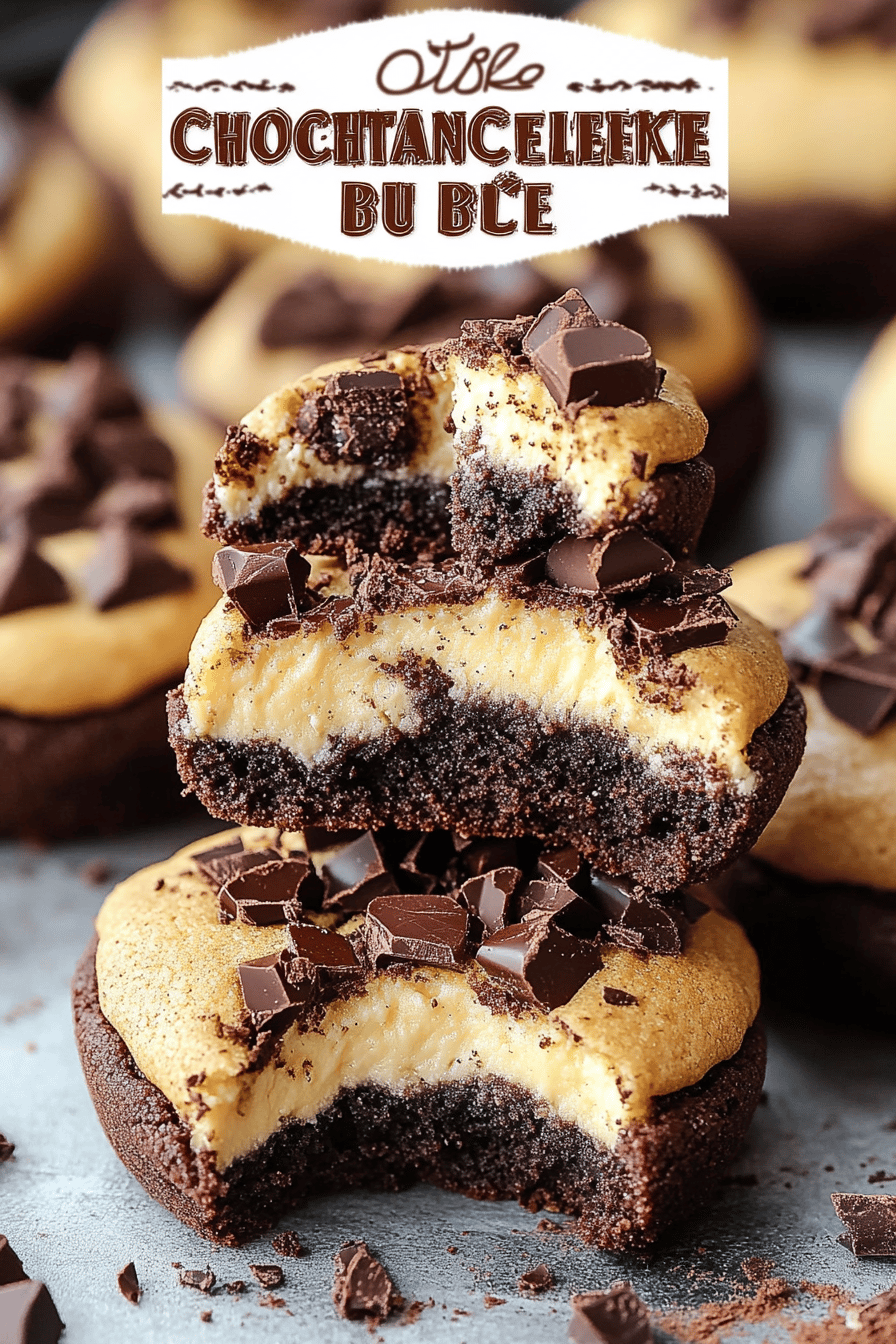 Choco Cheesecake Cookie Bites ingredients organized and measured on kitchen counter