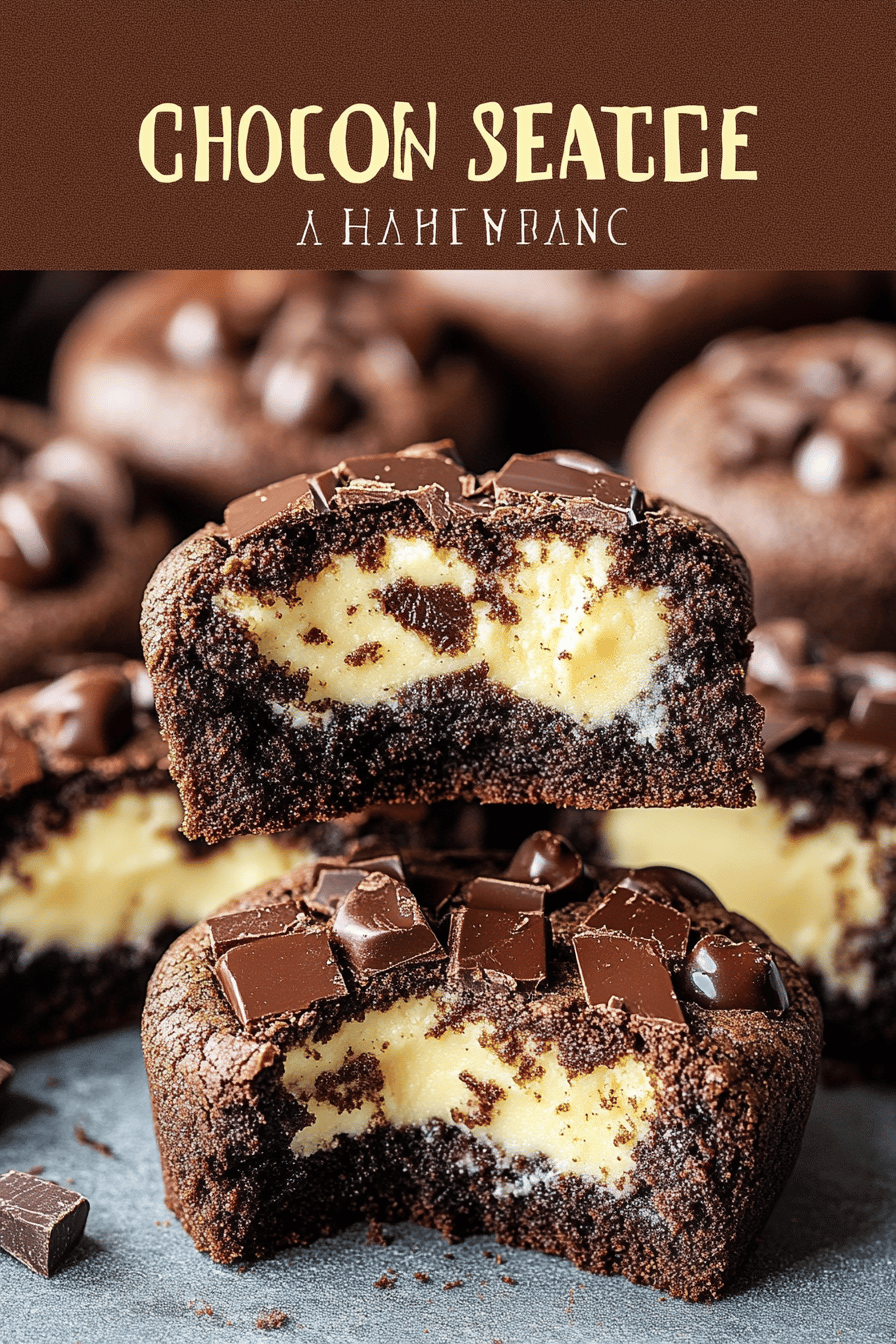 Choco Cheesecake Cookie Bites final dish beautifully presented and ready to serve