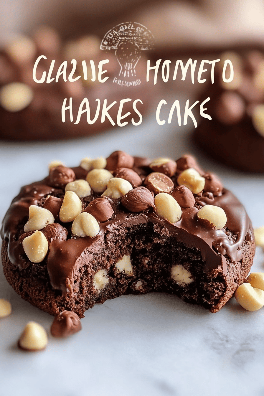 Chocolate Hazelnut Cookies final dish beautifully presented and ready to serve