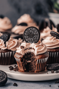 Chocolate Oreo Cupcakes