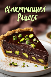 Chocolate Pistachio Tart