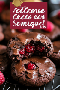 Chocolate Raspberry Cookies
