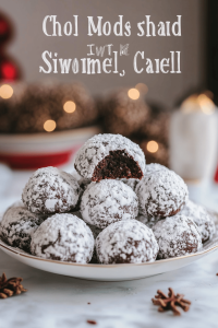 Chocolate Snowball Cookies Recipe