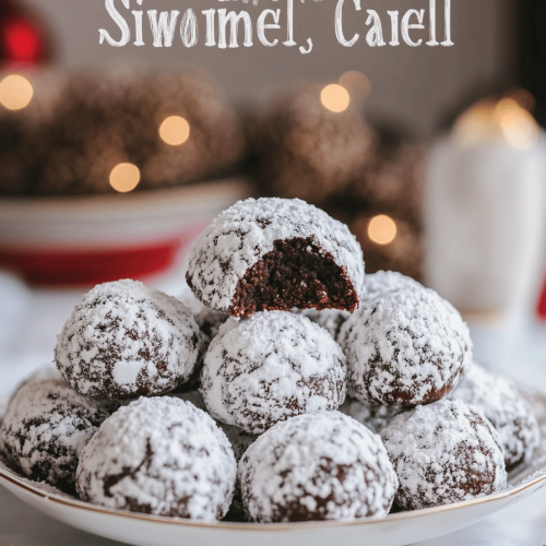 Chocolate Snowball Cookies Recipe