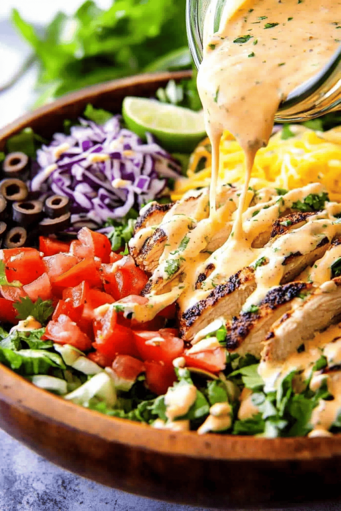 Cilantro Lime Chicken Taco Salad
