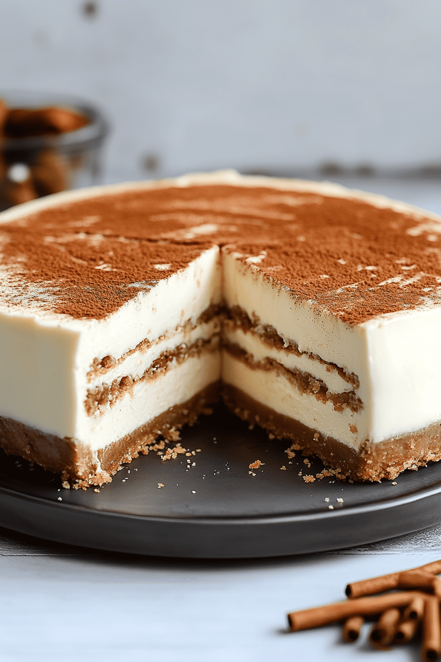 Cinnamon Roll Cheesecake Recipe final dish beautifully presented and ready to serve
