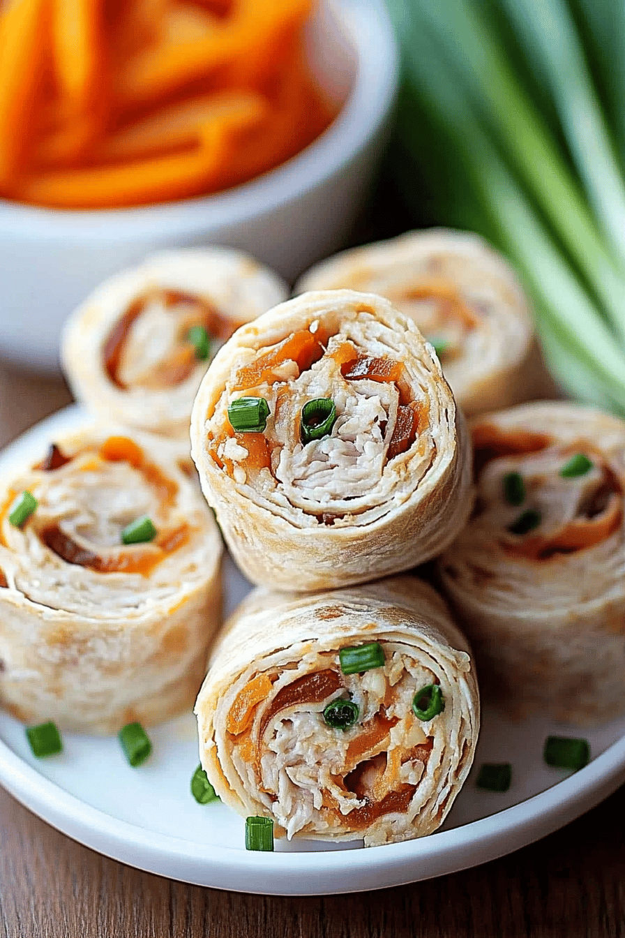 Crack Chicken Pinwheels final dish beautifully presented and ready to serve