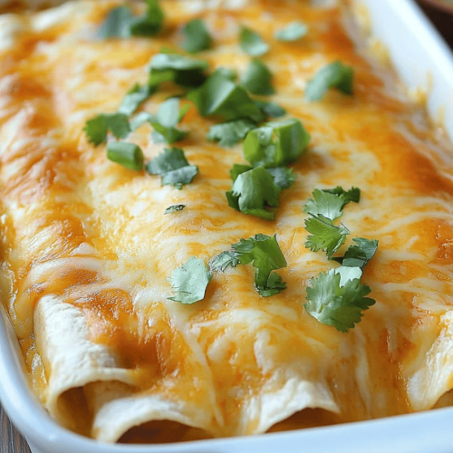 Cream Cheese Chicken Enchiladas