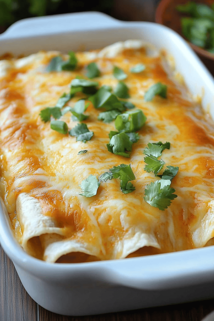 Cream Cheese Chicken Enchiladas
