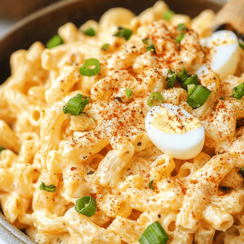 Deviled Egg Pasta Salad
