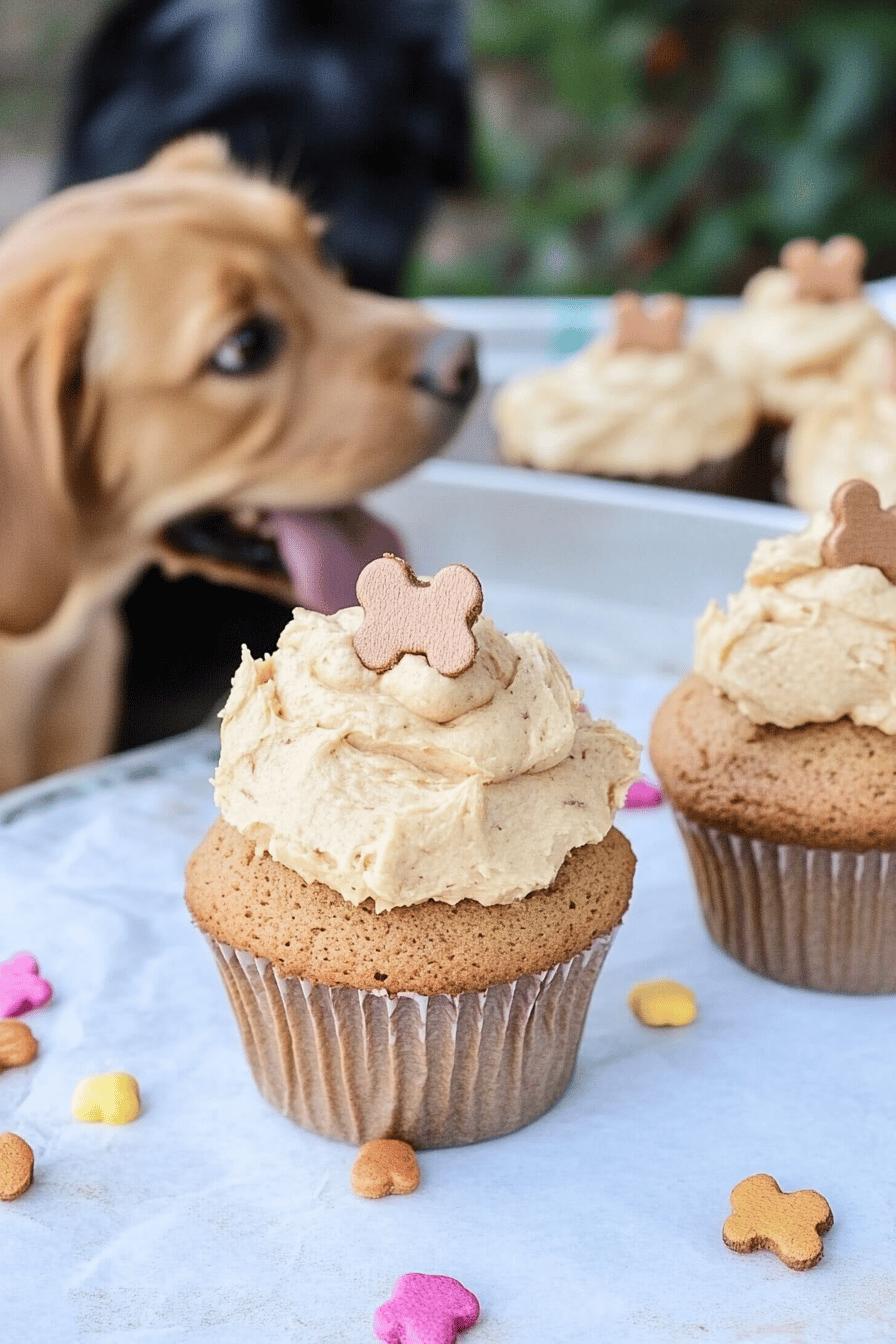 Dog Cupcakes Recipe final dish beautifully presented and ready to serve