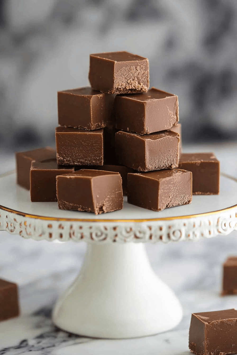 Fudge Recipe Secrets ingredients organized and measured on kitchen counter