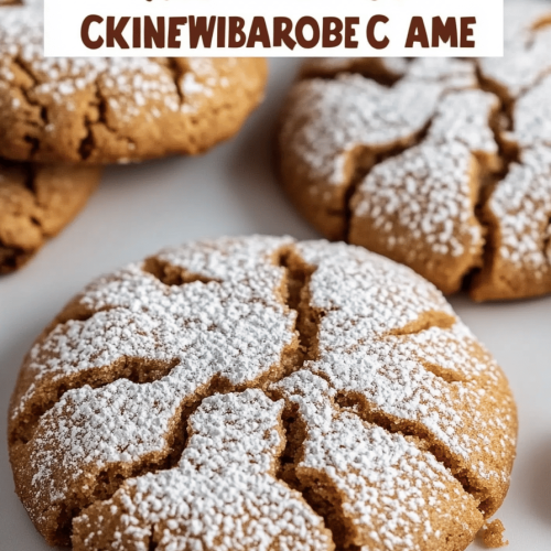Gingerbread Crinkle Cookies