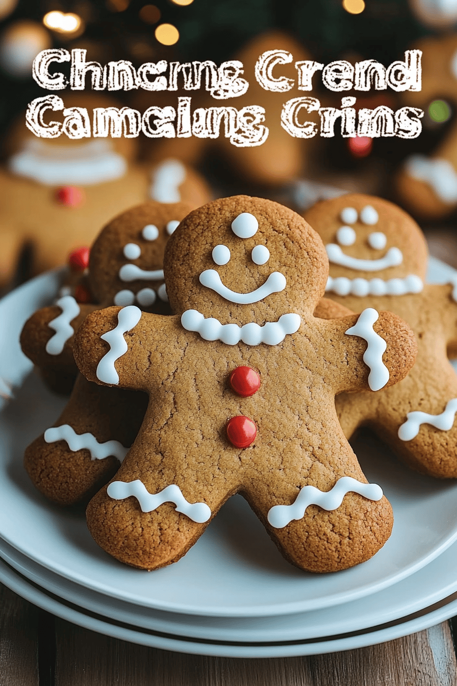 Gingerbread Man Cookies Recipe final dish beautifully presented and ready to serve