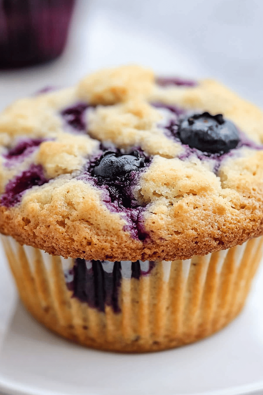 Gluten-Free Blueberry Muffins ingredients organized and measured on kitchen counter