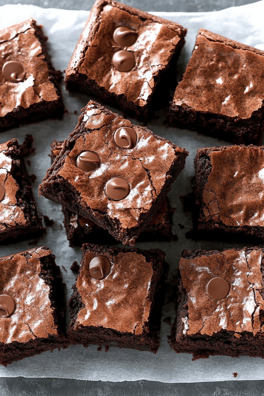 Gluten-Free Brownie Recipe ingredients organized and measured on kitchen counter