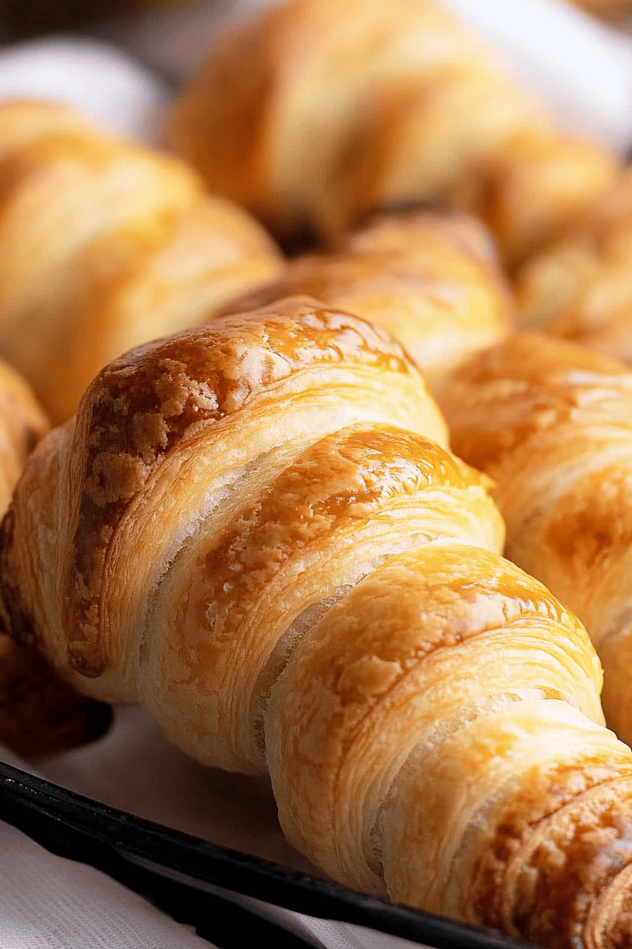 Gluten-Free Croissants final dish beautifully presented and ready to serve