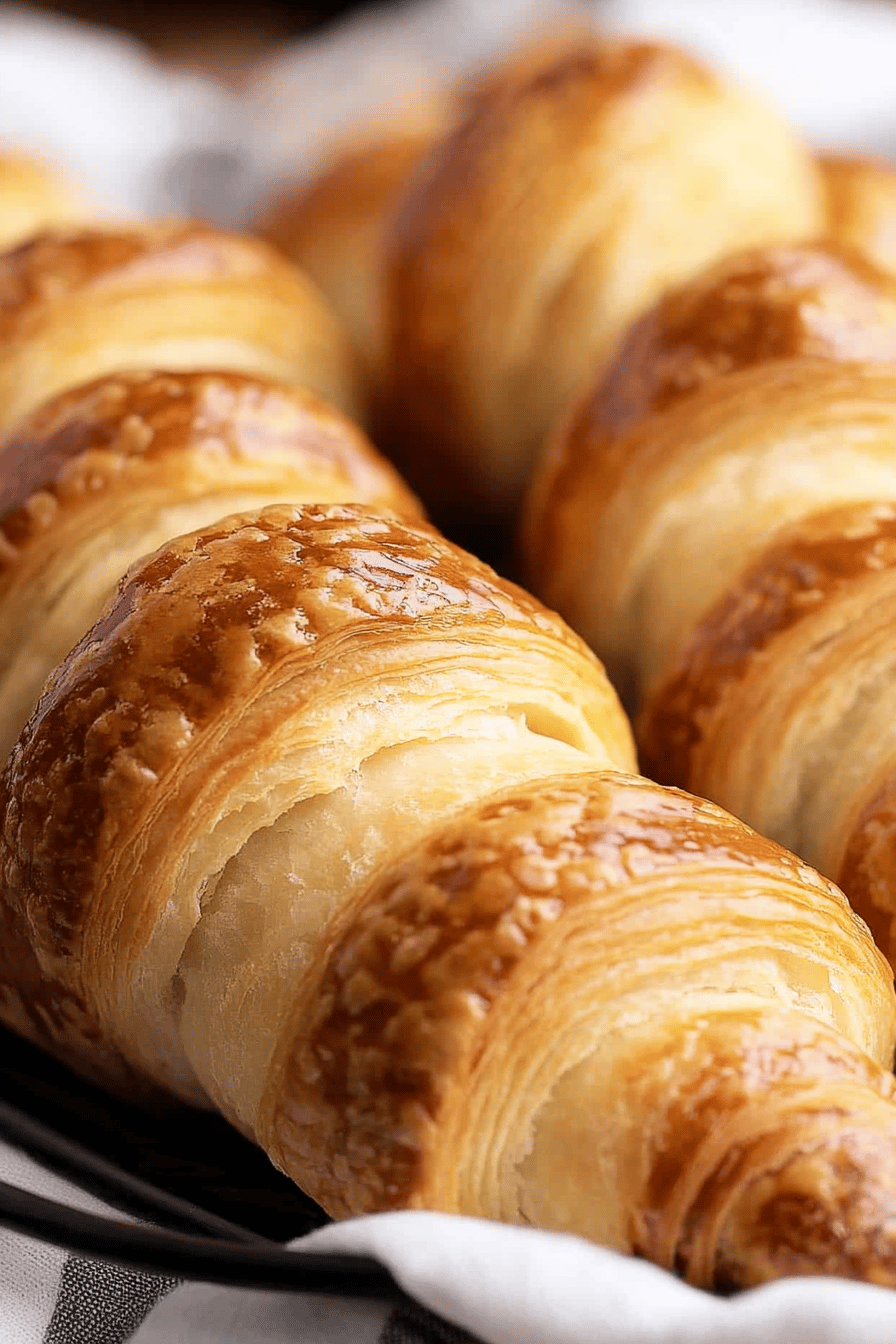 Gluten-Free Croissants ingredients organized and measured on kitchen counter
