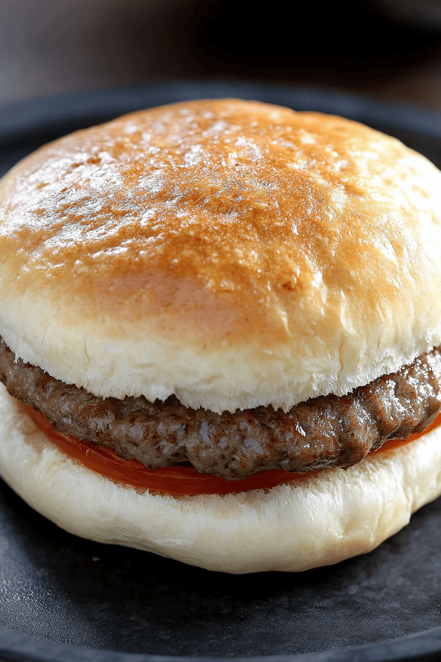 Gluten-Free Hamburger Buns final dish beautifully presented and ready to serve
