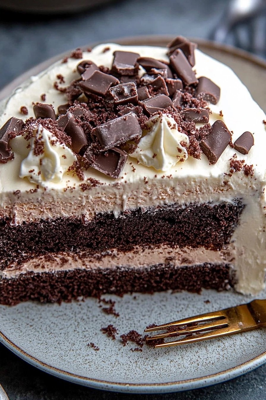 Gluten-Free Ice Cream Cake final dish beautifully presented and ready to serve
