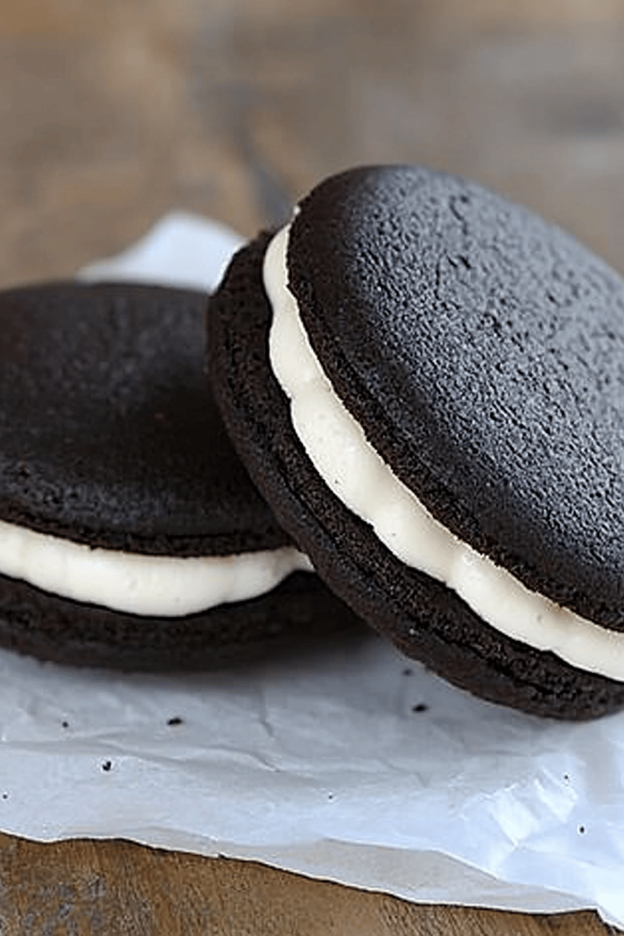 Gluten-Free Oreo Cakesters ingredients organized and measured on kitchen counter