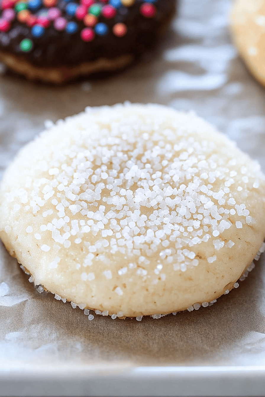 Gluten-Free Sugar Cookies ingredients organized and measured on kitchen counter