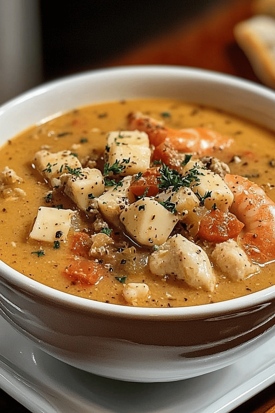 Grandma's Soup Tips final dish beautifully presented and ready to serve