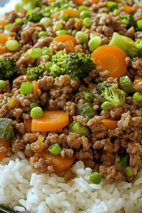 Ground Beef Teriyaki Rice Bowls