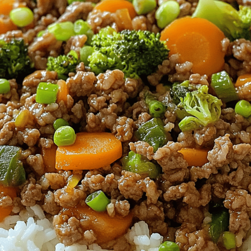 Ground Beef Teriyaki Rice Bowls
