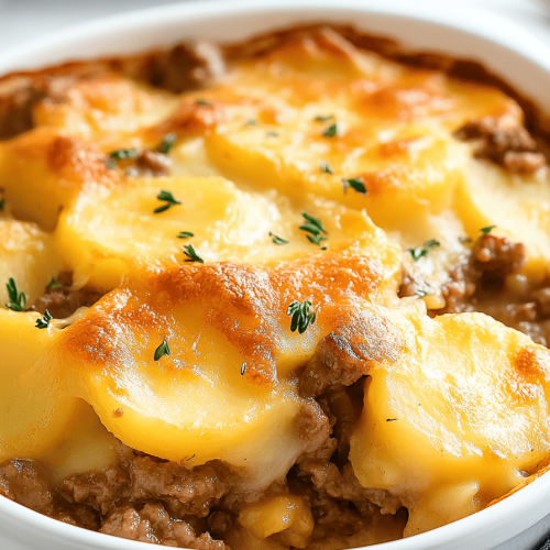 Hamburger Potato Casserole