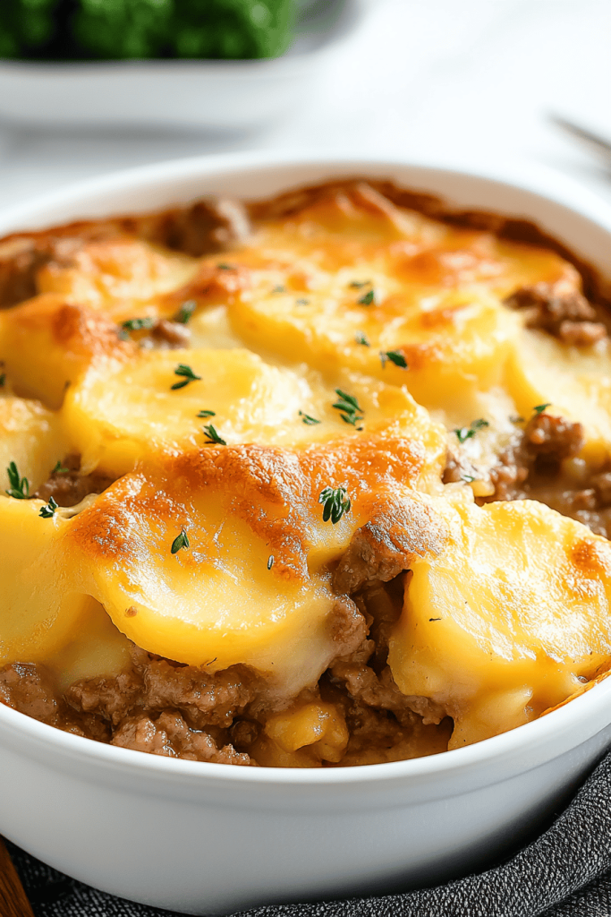 Hamburger Potato Casserole
