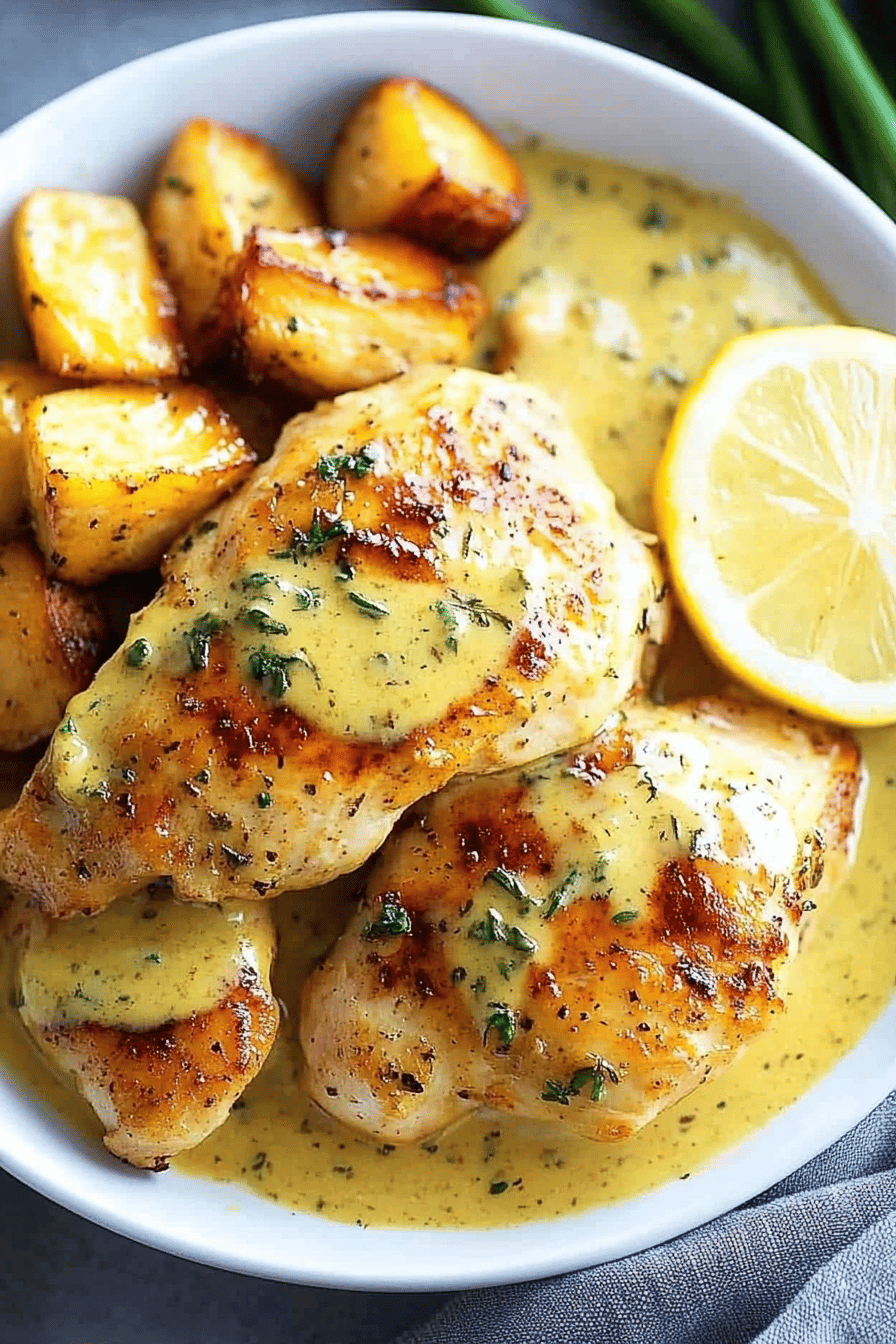 Honey Mustard Chicken slice on plate showing perfect texture and swirl pattern