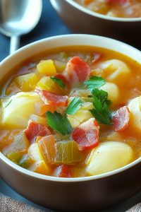 Irish Bacon Cabbage Soup