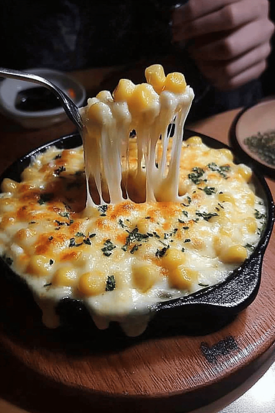 Korean Corn Cheese ingredients organized and measured on kitchen counter