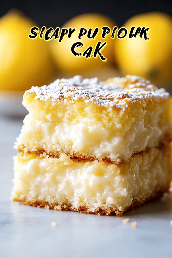 Lemon Dump Cake Recipe