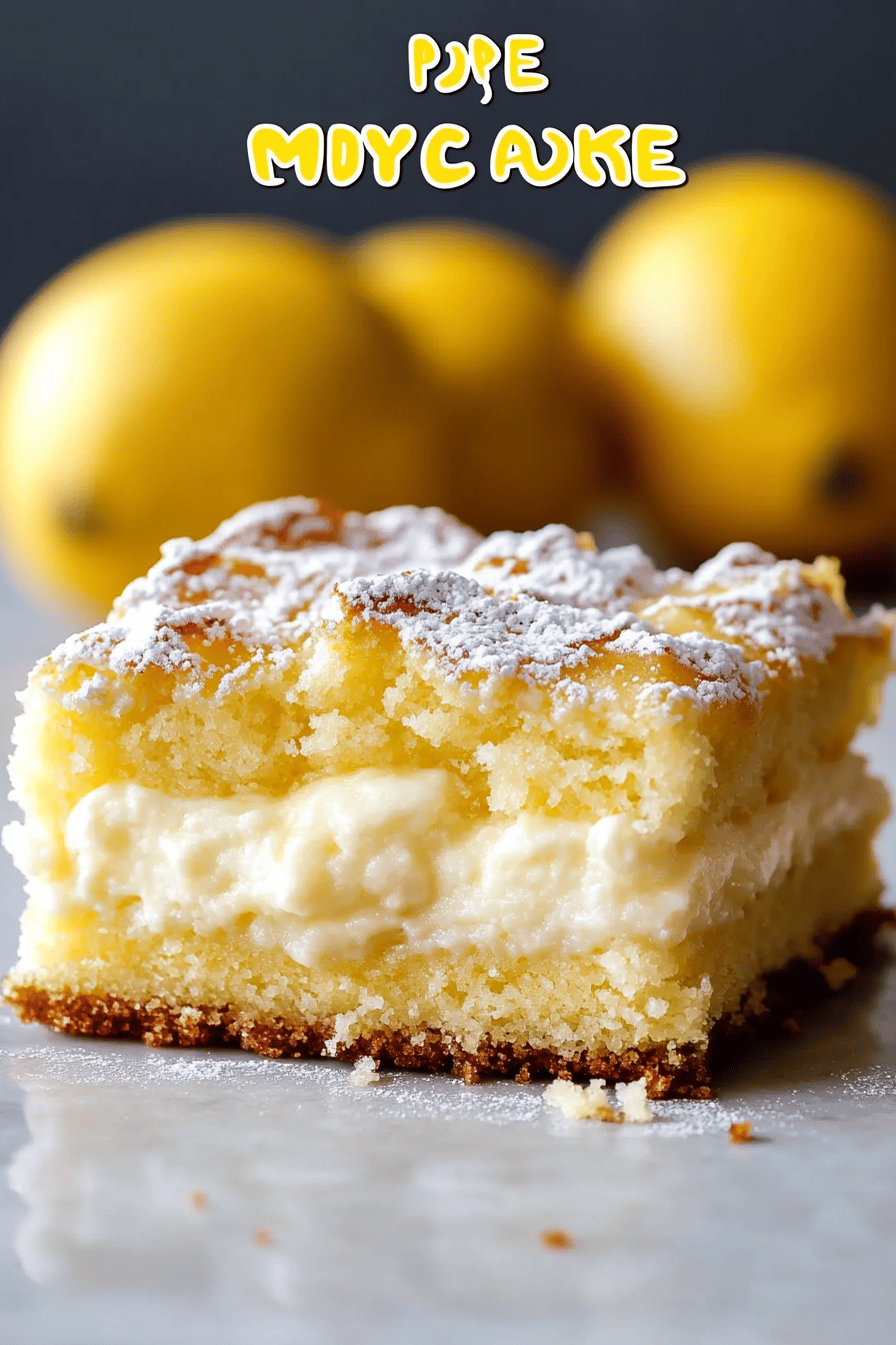 Lemon Dump Cake Recipe ingredients organized and measured on kitchen counter