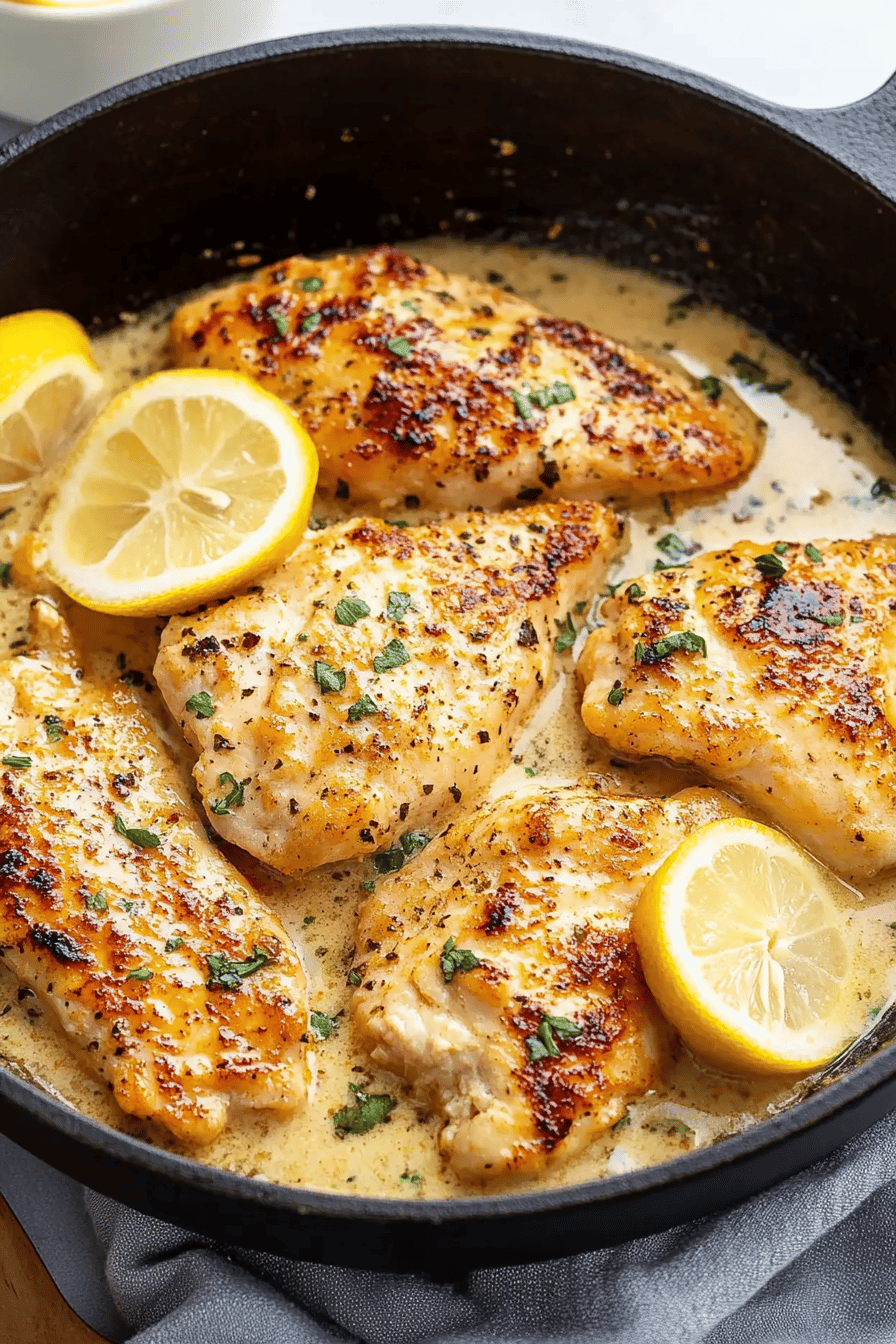 Lemon Pepper Chicken final dish beautifully presented and ready to serve